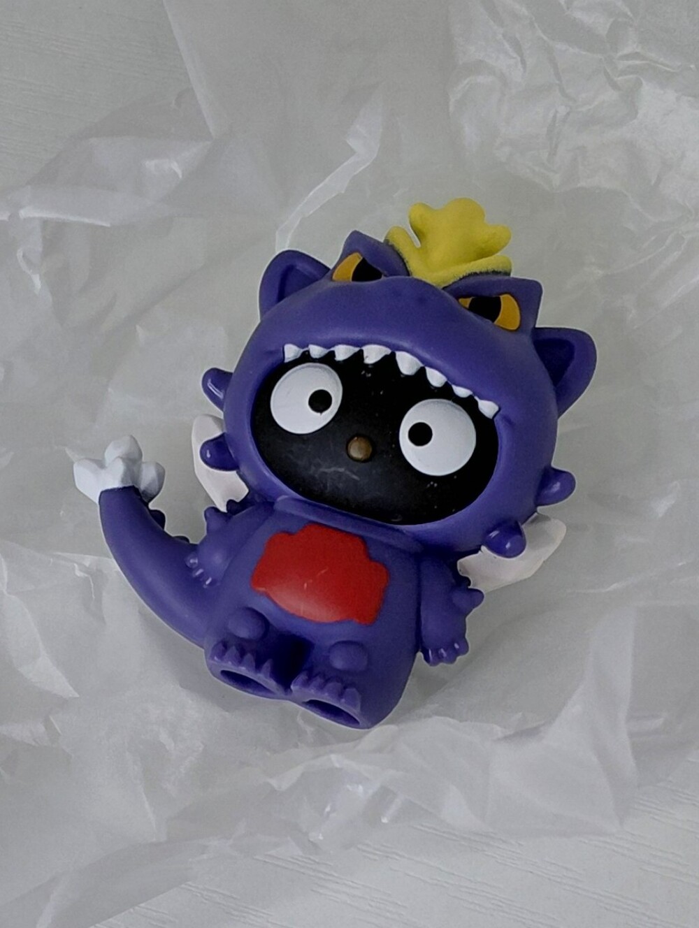 Hello Kitty Friends McDonald's Chococat Spacegodzilla Figure Purple Black Red #8 - Picture 2 of 6